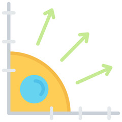 Kinematics Flat Icon