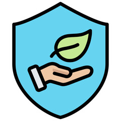 Conservation Outline Color Icon