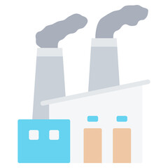 Emission Flat Icon