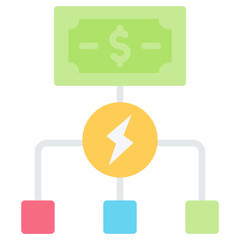 Subsidy Flat Icon