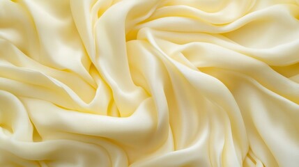 Obraz premium Soft Smooth Yellow Fabric with Inviting Warm Background for Design Use