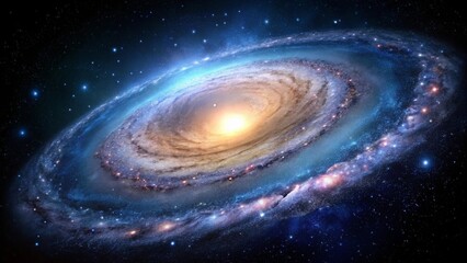 Spiral Galaxy in Space