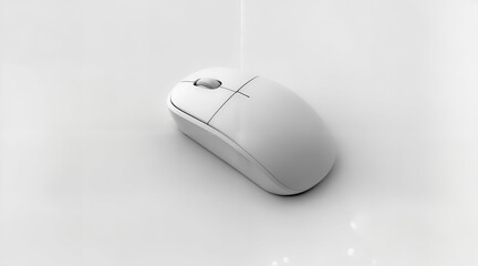 computer mouse white background