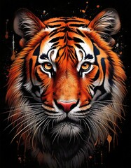 Fototapeta premium Colorful watercolor illustrations of animals