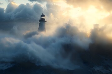 Obraz premium Photorealistic Coastal Landscapes