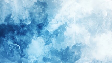 Fototapeta premium Soft Blue Abstract Cloudy Background for Creative Design Projects