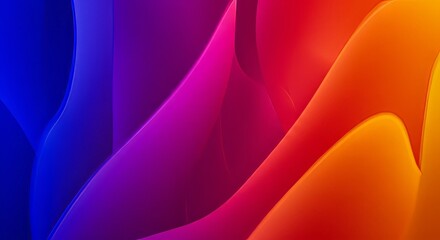 Fototapeta premium Abstract Colors: A dynamic and visually captivating abstract artwork composed of fluid, flowing gradients of vibrant colors, creating a sense of movement, depth, and artistic expression. 