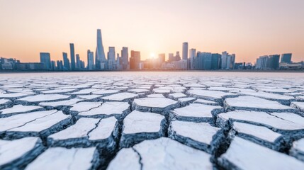 Image depicting pollution's impact on ecosystems with vibrant detail.