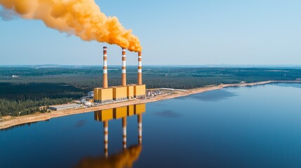 Image of pollution's impact on ecosystems and wildlife conservation efforts.