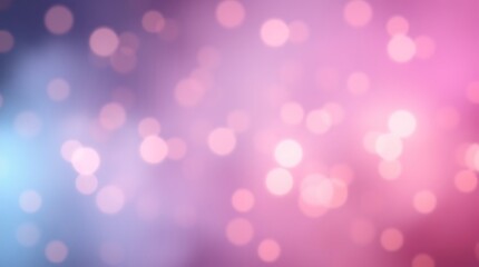 Obraz premium Abstract Bokeh Background in Delicate Pink and Blue Tones
