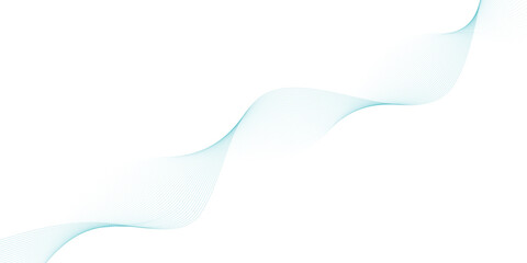 Abstract wave element for design. Digital frequency track equalizer. Stylized line art background. Vector illustration. Wave with lines created using blend tool. Curved wavy line, smooth stripe.