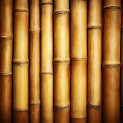Golden bamboo wall texture background (1)