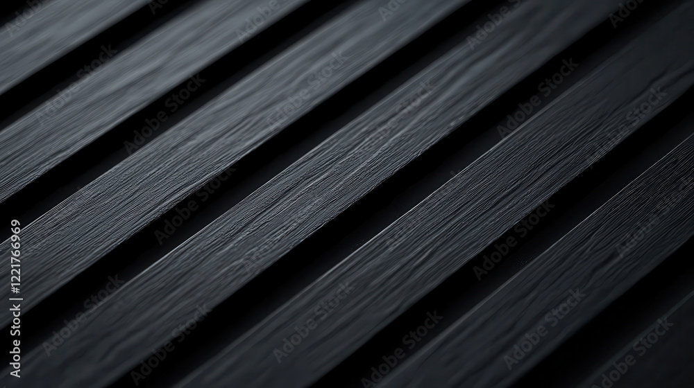 Poster textured black wooden planks create modern and elegant background, showcasing sleek design. subtle g