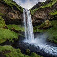 Obraz premium waterfall in the forest