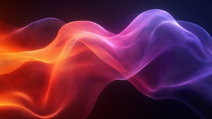 Abstract Colorful Waves Flowing Dynamically