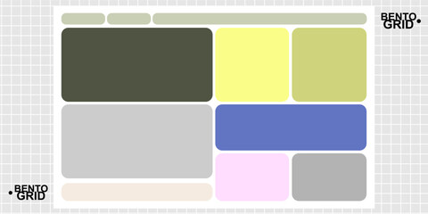 Modular shapes and bento grid