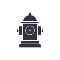 Water pump solid icons, minimalist vector illustration ,simple transparent graphic element .Isolated on white background