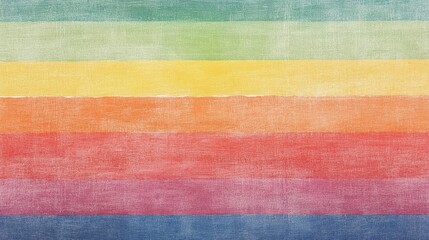 Fototapeta premium Vibrant Striped Pattern with Soft Colors in Horizontal Arrangement