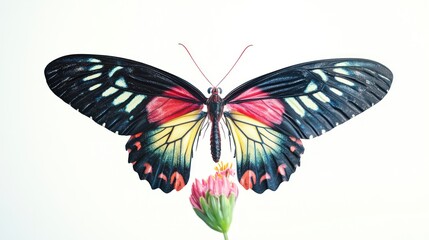 Colorful Butterfly on Flower