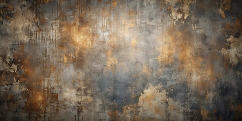 Fototapeta premium Abstract Textured Background Distressed Metal or Stone Surface with Oxidized Hues