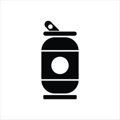 soda can sign icon line template
