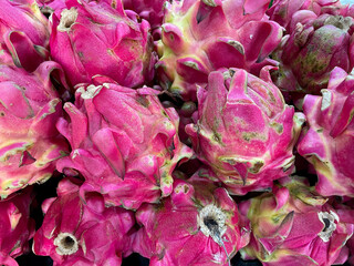 close up of dragon fruit
