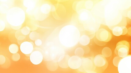 Soft and Elegant Orange Bokeh Background with Dreamy Light Effects