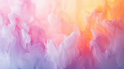 Fototapeta premium Pastel Dream Soft Peach Lavender Abstract Background