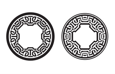 Celtic Pattern, Circular Ornate Frame