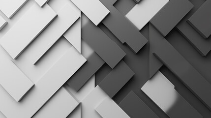 Fototapeta premium Abstract geometric surface, creating dynamic visual effect with interlocking shapes