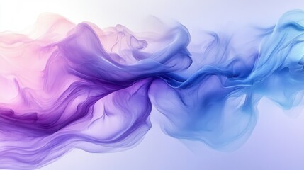 Fototapeta premium Abstract Flowing Purple Blue Swirls Liquid Texture Background