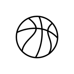 Basketball icon vector. Basketball ball sign and symbol