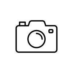 Camera icon vector. photo camera sign and symbol. photography icon.