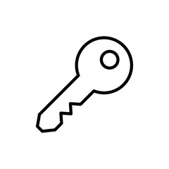 Key icon vector. Key sign and symbol.