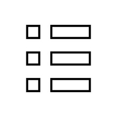 Menu icon vector. web menu sign and symbol. hamburger menu symbol