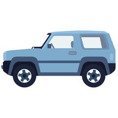 Modern concept suv car illustration automobile minimalist vector