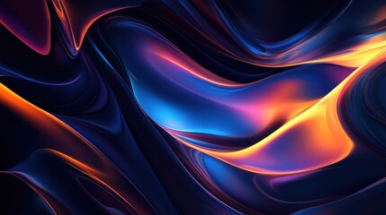 Obraz premium Abstract Swirling Colors