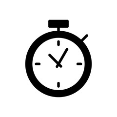 stopwatch icon vector illustration. Timer sign and symbol. Countdown icon. Period of time