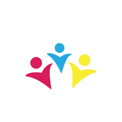 communitynetwork icon illustration flat