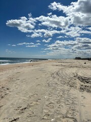 Jersey Shore sandy beach