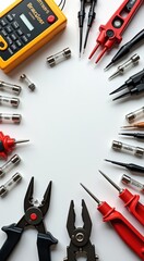 Fototapeta premium A close up of a bunch of tools on a table