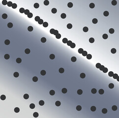 WebA gradient glass or metal surface with a diagonal row of dots and scattered spots.