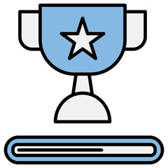 Progress Blue Black Icon