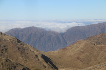 view of the mountains