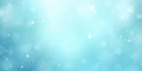 Fototapeta premium Winter Wonderland: A Serene Blue Abstract Background