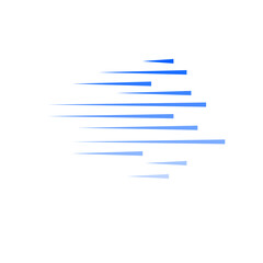 Comic speed motion lines. Vector illustration.