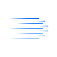 Comic speed motion lines. Vector illustration.