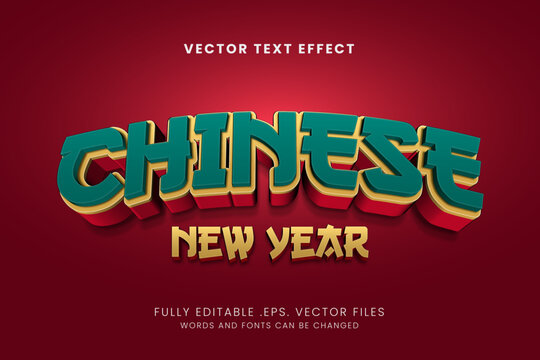 Chinese New Year Text Effect
