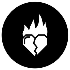 Icon design with a Valentine's theme