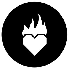 Icon design with a Valentine's theme